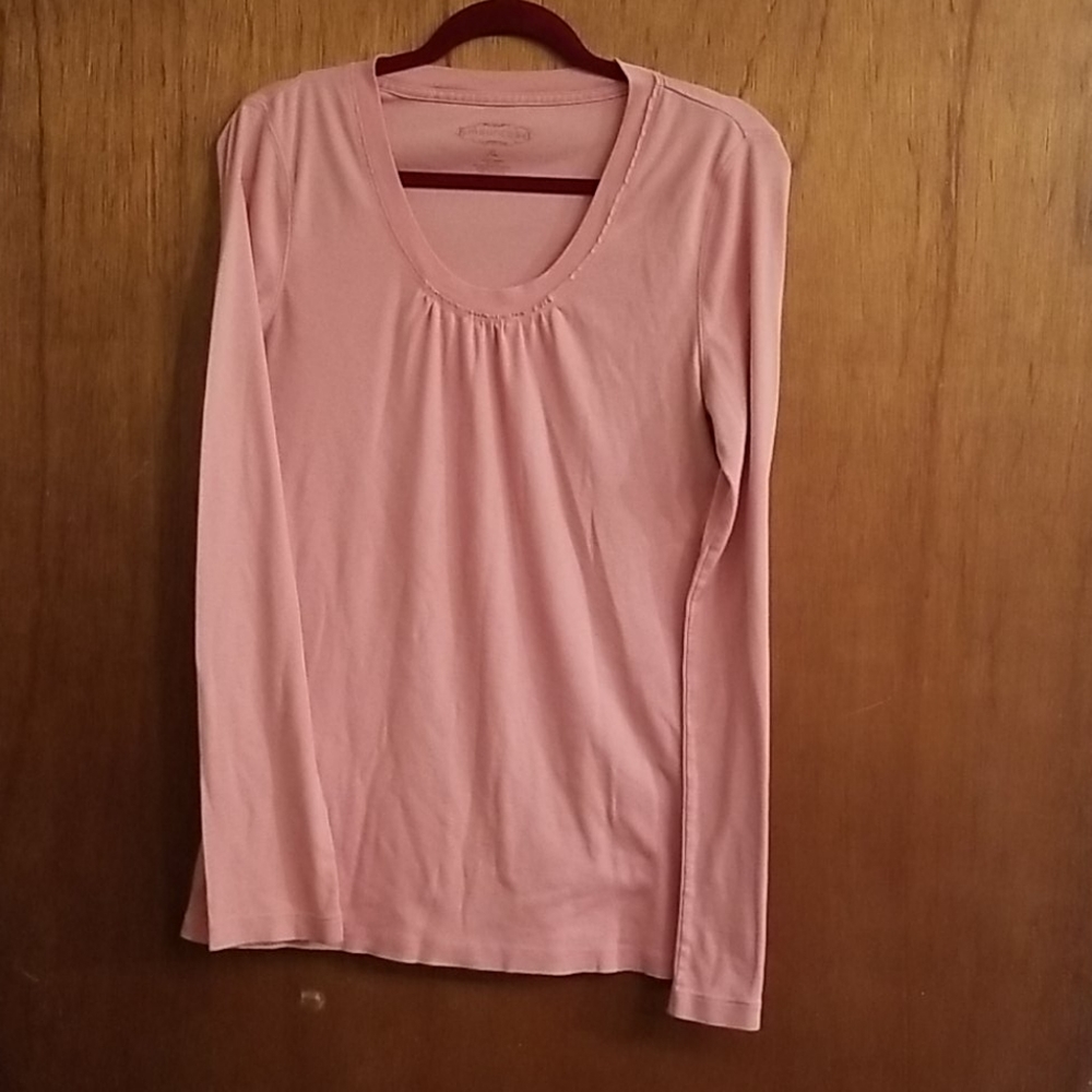 Pink long sleeve shirt